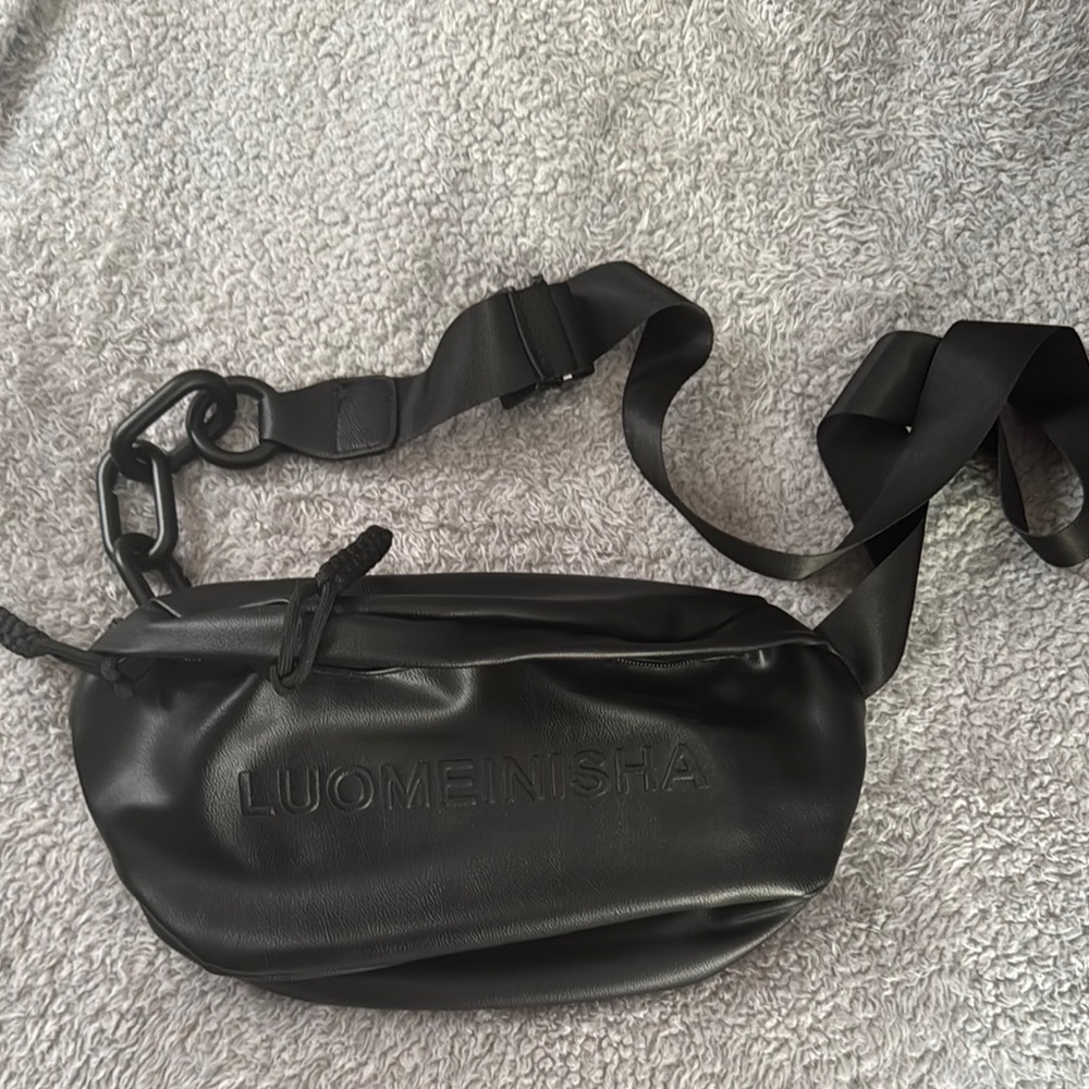 Black Men's Crossbody Bag